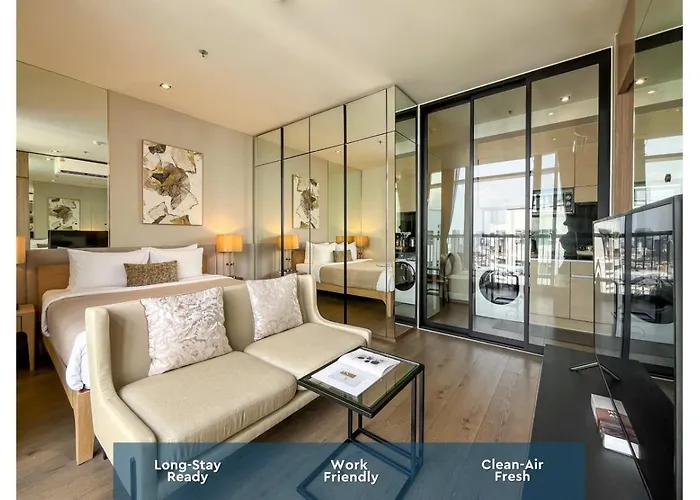 Apartamento Walk To Bts L Fully Furnish L Pool And Suana Banguecoque