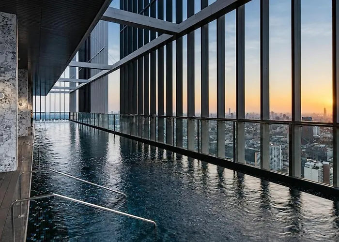 Walk To Bts L Fully Furnish L Pool And Suana Apartamento Banguecoque